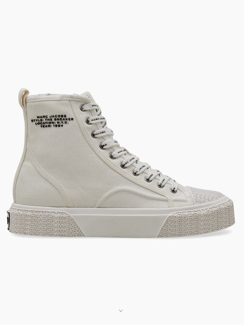 NEW Marc Jacobs The High Top Sneakers Size 38 US 8